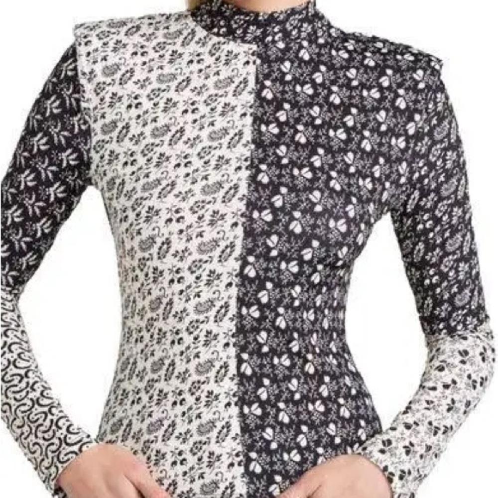 NWT Sea Panna Long Sleeve Spandex Top